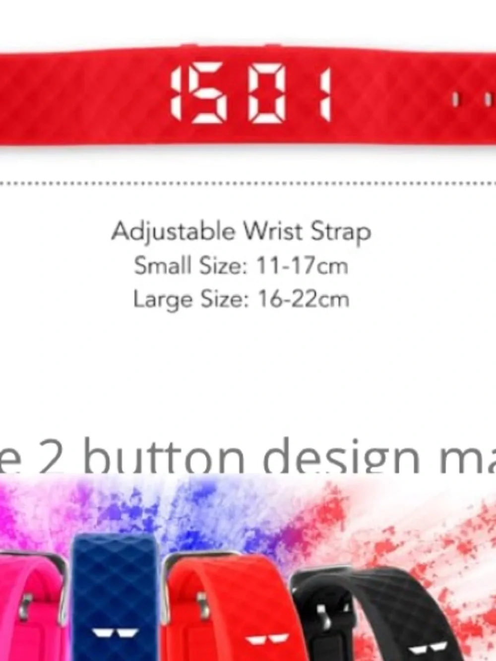 Tabtime Vibrating Reminder Watch up to 10 Personal Alarms Reminders per Day S